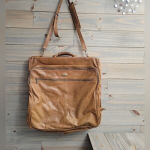 Rare Find POP'S Vintage Hanging Garment Travel Bag Fold Luggage Business Carryon